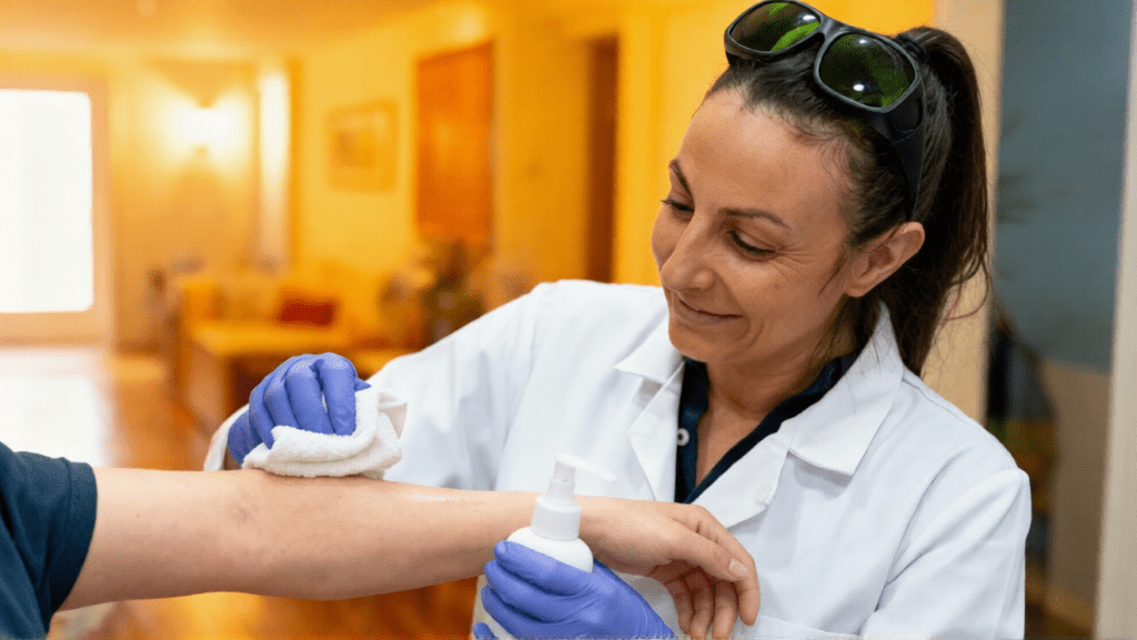 soins d'hygiène